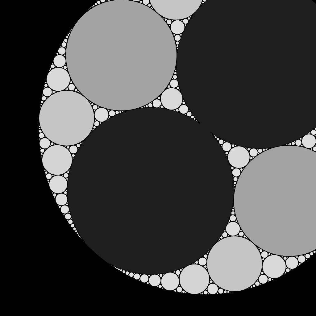 appollonian gasket web demo appollonian gasket web demo
